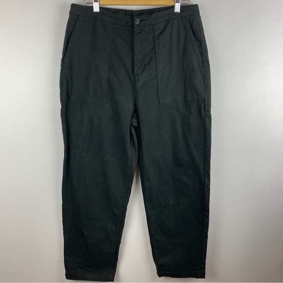 Roots Black Straight Leg Pants - Picture 2 of 12
